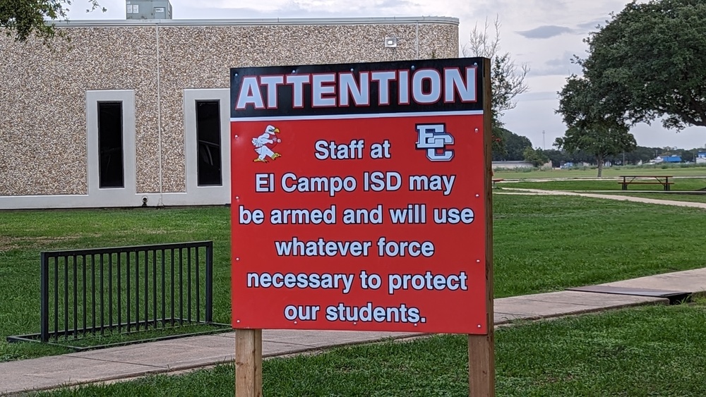 New Signage Posted El Campo ISD