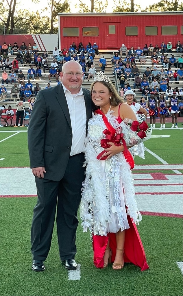 homecoming Queen with her father 