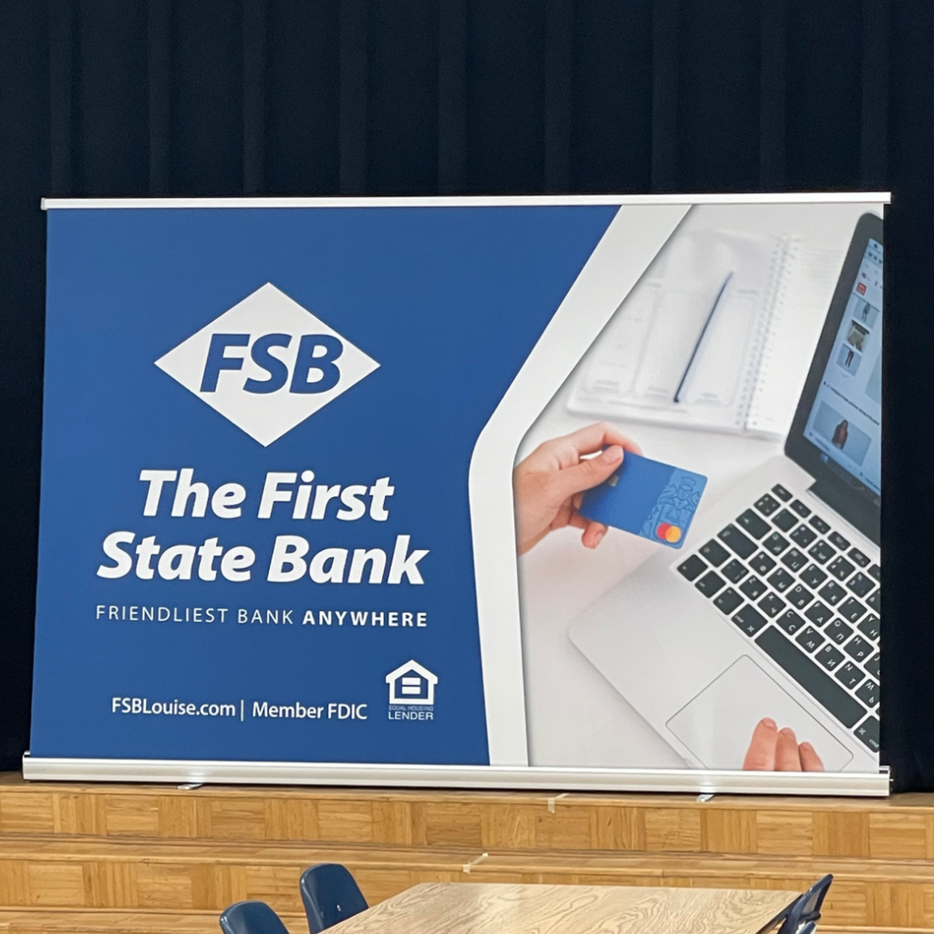 the first state bank sign